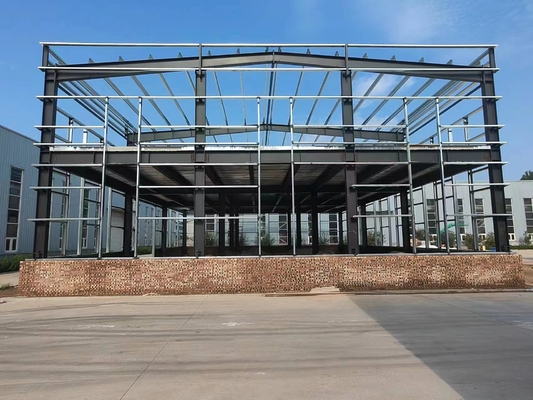 Çift Katlı Q235B Q345B Metal Çelik Prefabrik Binalar Korozyon Önleyici