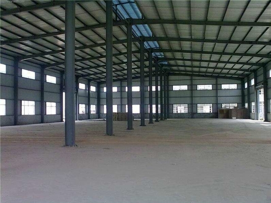 Güçlü Prefab depo binası Ana yapı C kiriş H kiriş Endüstriyel için