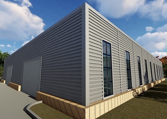 OEM Çevre Çelik Yapı Atölyesi Kolay Montajlı Prefabrik Depo