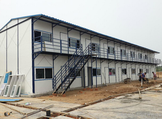Atölye Yangından Korunma İçin Yüksek Mukavemetli Hafif Çelik Çerçeve Prefabrik Ev