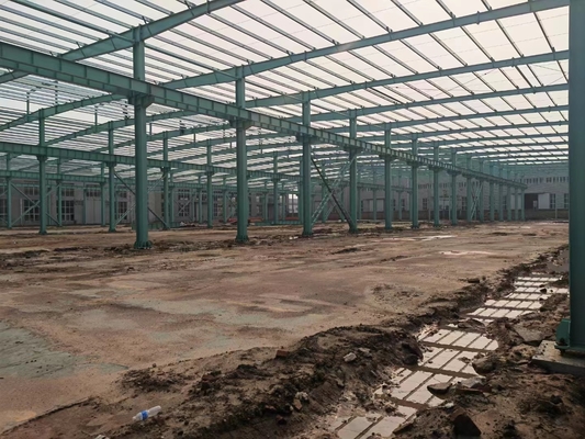 C / Z Bölüm Çelik Aşık Prefabrik Depo Katı H Şekli Çelik Kiriş Yapısı