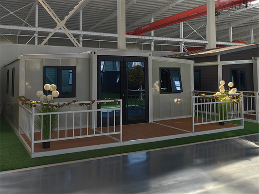 Kalıcı Genişletilebilir Önyapı Evler Modern Mobil Hareketli Çelik Modüler Önyapı