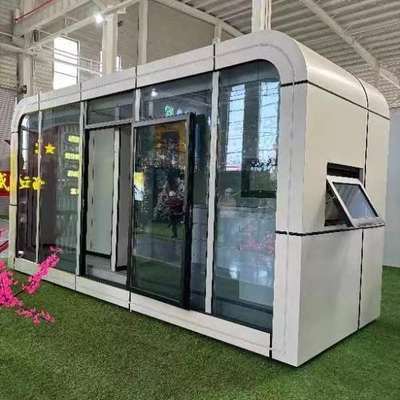 Prefabrik Mobil Çelik Yapı Bina Elma Kabin Küçük Ev