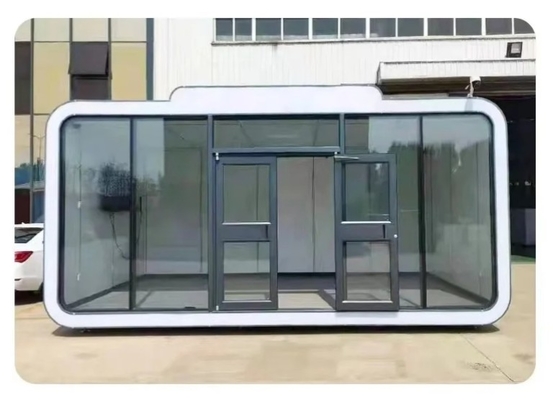 Prefabrik Mobil Çelik Yapı Bina Elma Kabin Küçük Ev