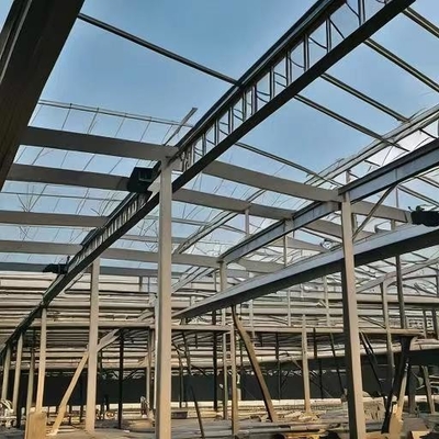 Prefabrik Endüstriyel H Çelik Yapı Çerçeve Bina Depo
