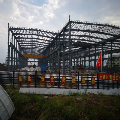 Q235 / Q355 Karbon yapılı çelik prefabrik çelik atölyesi inşaatı