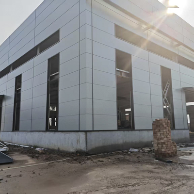 Sıcak Dip Galvanize Çatı ve Duvar Panelleri ile Çeşitli Çelik Yapı Atölyesi