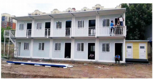 Hareketli Oda Hafif Çelik Çelik Prefabrik Konteyner Evleri Çevre Koruma