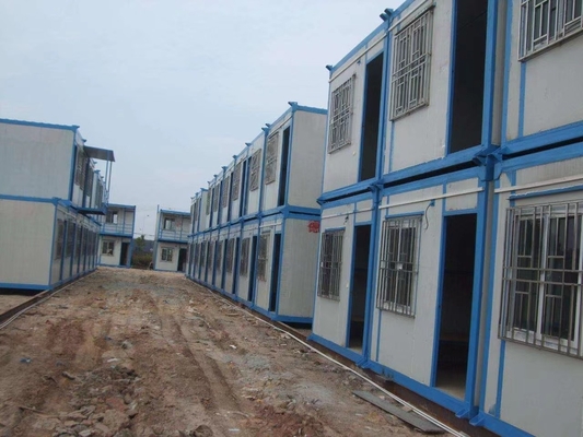 100mm THC EPS Çelik Çerçeve Hastaneler Oteller Özelleştirilmiş Prefabrik Küçük Evler