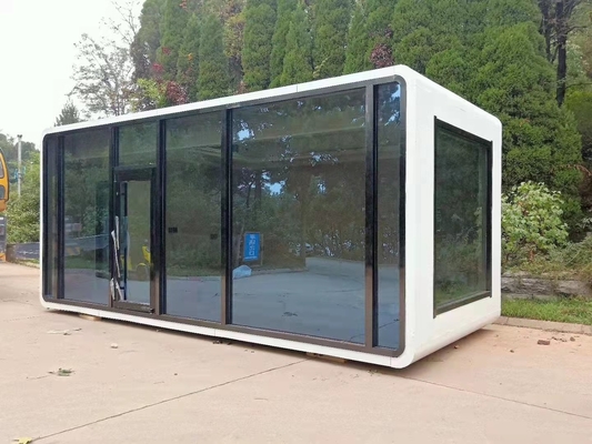 LANGE Eğimli Düz Paket Konteyner Ev Taşınabilir Genişletilebilir Evler 13.92m2