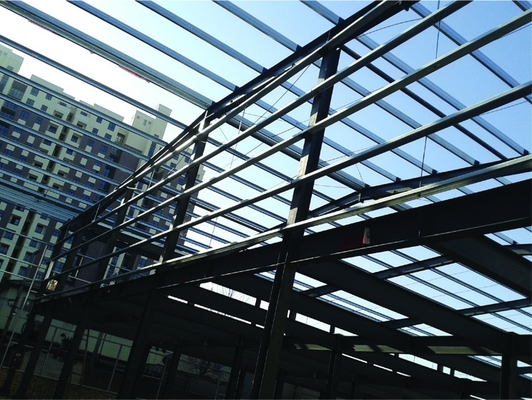 Q355 Geniş Açıklıklı Hafif Çelik Yapı Depo Prefabrik