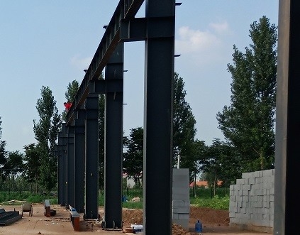 Boyalı Galvanizli Çelik Çatı Makasları Modern Prefabrik Metal Ahırlar