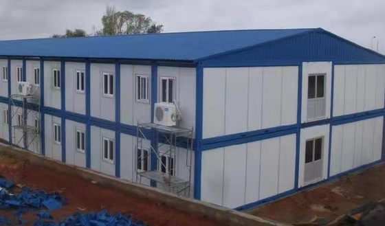 ODM Hafif Çelik Çerçeve Ev Ses Geçirmez Modern Prefabrik Villa
