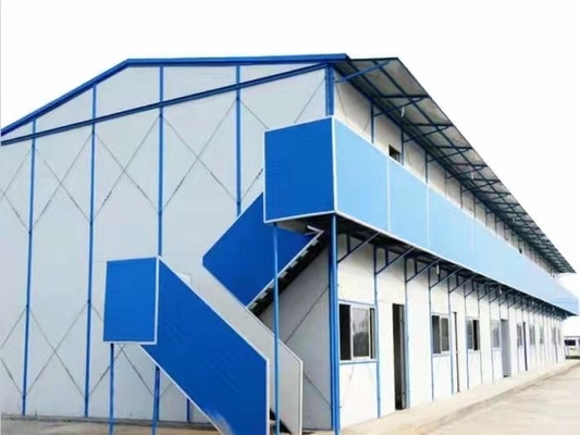 Sıcak Daldırma Galvanizli Lgsf Evi Q355B Hafif Çelik Çerçeve Evleri Hızlı Montaj