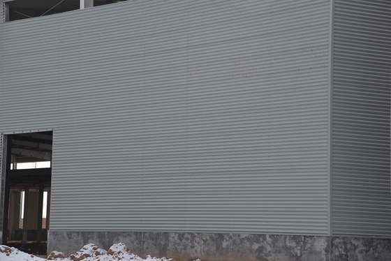 ODM Q345B Çift Katlı Çelik Yapı Korozyon Önleyici Prefabrik Depo Binaları