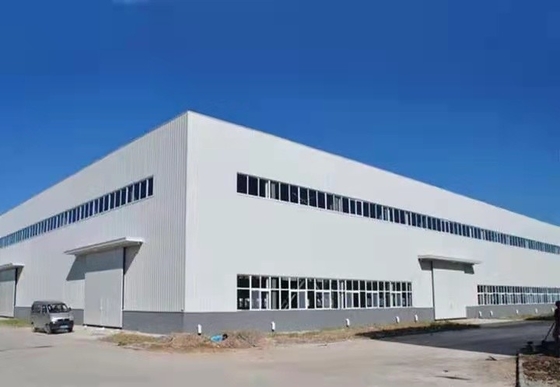 LANGE Büyük Çelik Çerçeve Binalar Çiftlik Prefabrik Hafif Çelik Çerçeve Ev