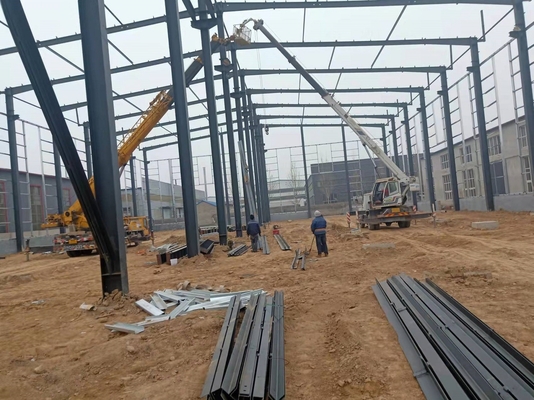 LANGE Ses Geçirmez Prefabrik Çelik Çerçeve Binalar Özelleştirilmiş Prefabrik Çiftlik Evleri