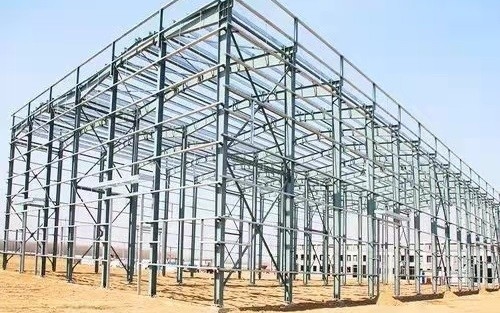 Q235 Q345 Tarımsal Çelik Yapı Metal Sığır Kulübesi Sığır Avluları
