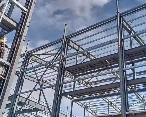 OEM Yanmaz Prefabrik Depo Ofis Çelik Çerçeve Kabin Prefabrik Ev Kitleri