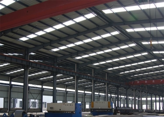 Sıcak Galvanizli Q355B Çelik Yapı Atölyesi Fabrikası Prefabrik Metal Depo