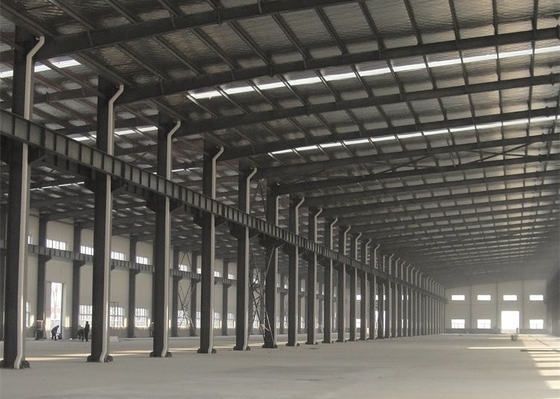 Sıcak Galvanizli Q355B Çelik Yapı Atölyesi Fabrikası Prefabrik Metal Depo