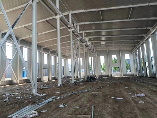 Depo için Endüstriyel Çerçeve Q235 Q355 Prefabrik Çelik Konstrüksiyon