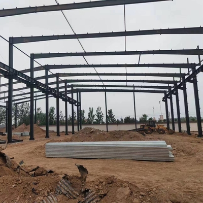 Metal Yapı Suya Dayanıklı Prefabrik Çelik Çerçeve Binalar Depo