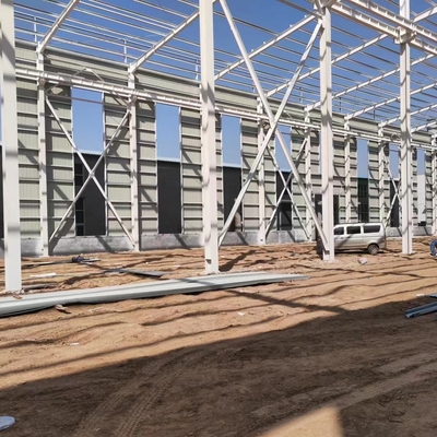 Bileşenler Depo Binası için Çatı Purlins Galvanizli Çelik Konstrüksiyon