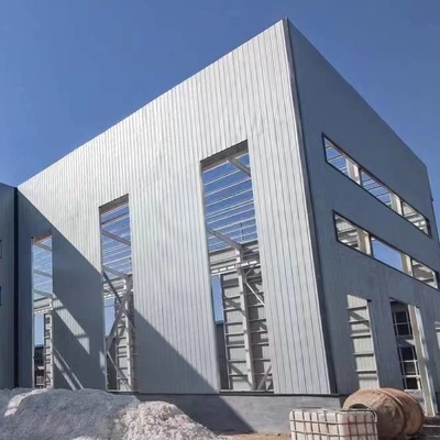 Renkli Kaplama Çelik Atölye Binası Prefabrik Yapı Yüksek Mukavemet