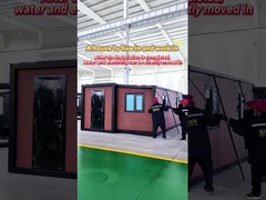 20 metrelik kırmızı tuğla örneği genişleme konteyner evi